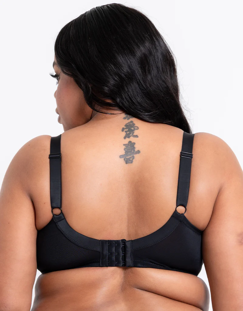 Adella Athena Amore Full Cup Side Support Bra Blush/Black - Image 5