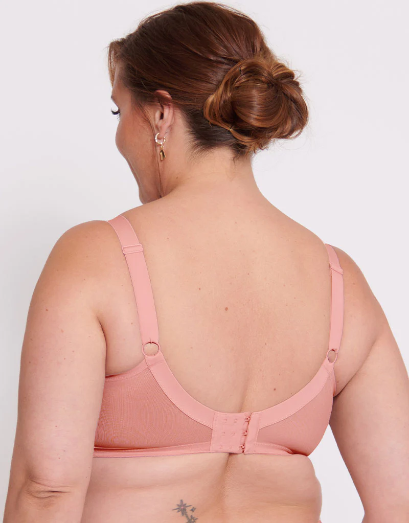 Adella Athena Full Cup Side Support Bra Blush Pink - Image 5