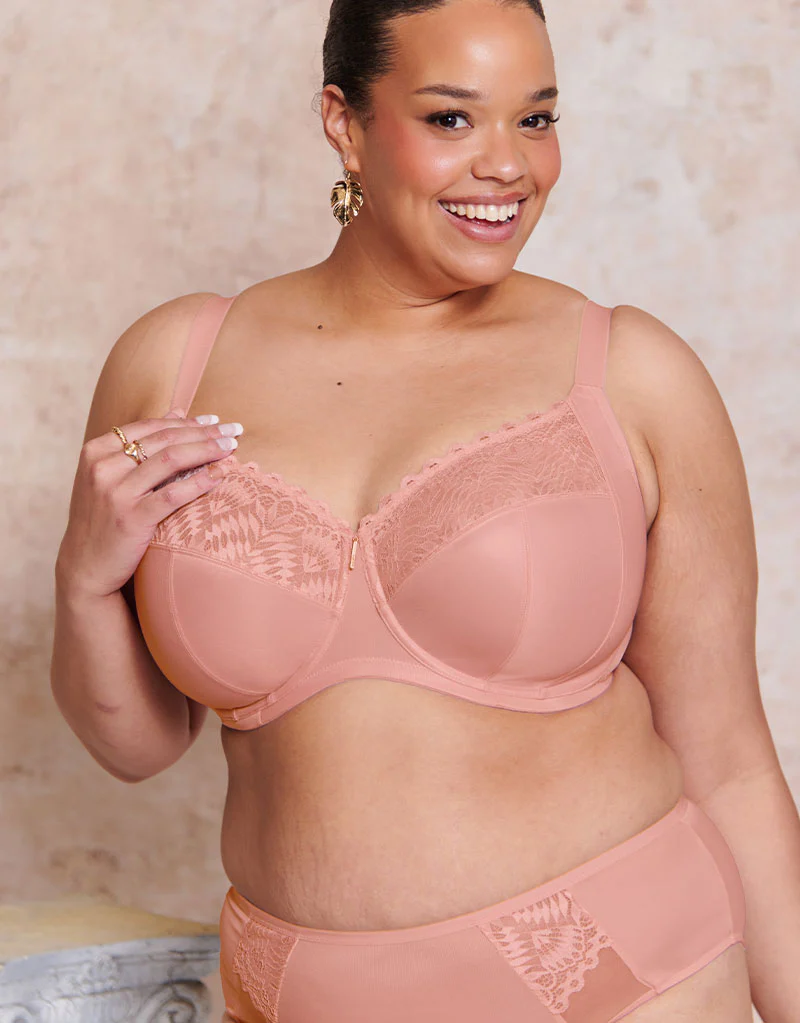 Adella Athena Full Cup Side Support Bra Blush Pink - Image 7