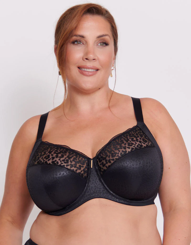 Adella Athena Wild Full Cup Side Support Bra Black - Image 3