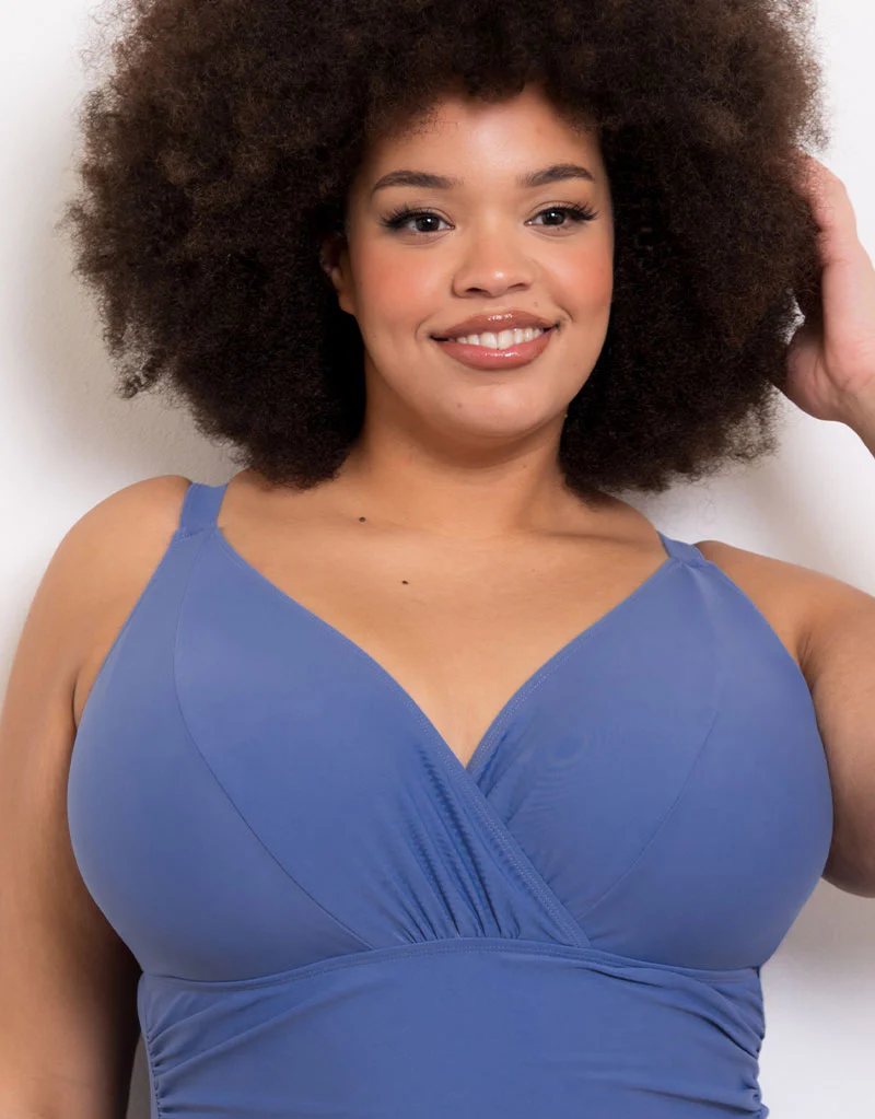 Adella Calypso Plunge Control Swimsuit Mediterranean Blue - Image 3