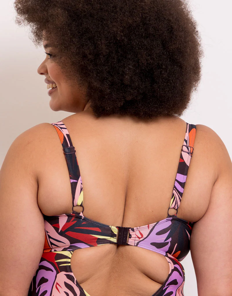 Adella Calypso Plunge Control Swimsuit Multi Print - Image 5