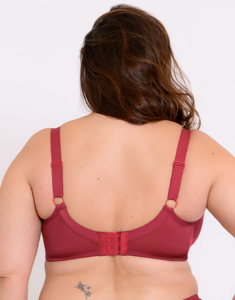 Adella Hera Full Plunge Bra Deep Rouge - Image 5