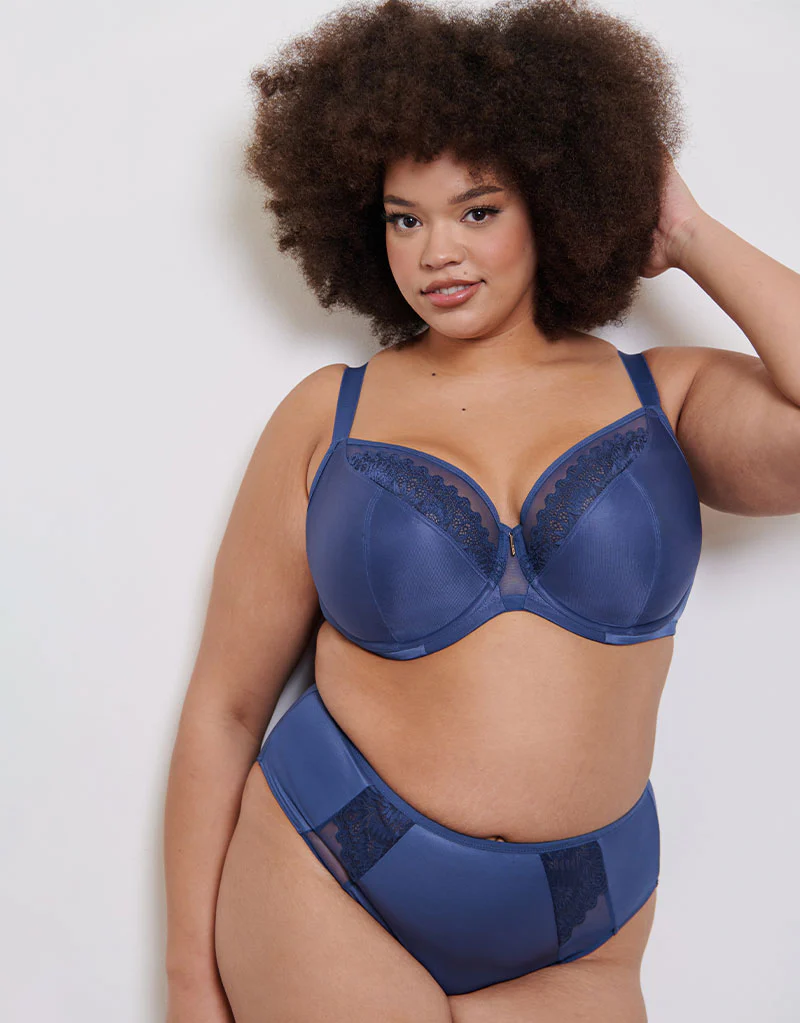 Adella Hera Full Plunge Bra Navy - Image 8