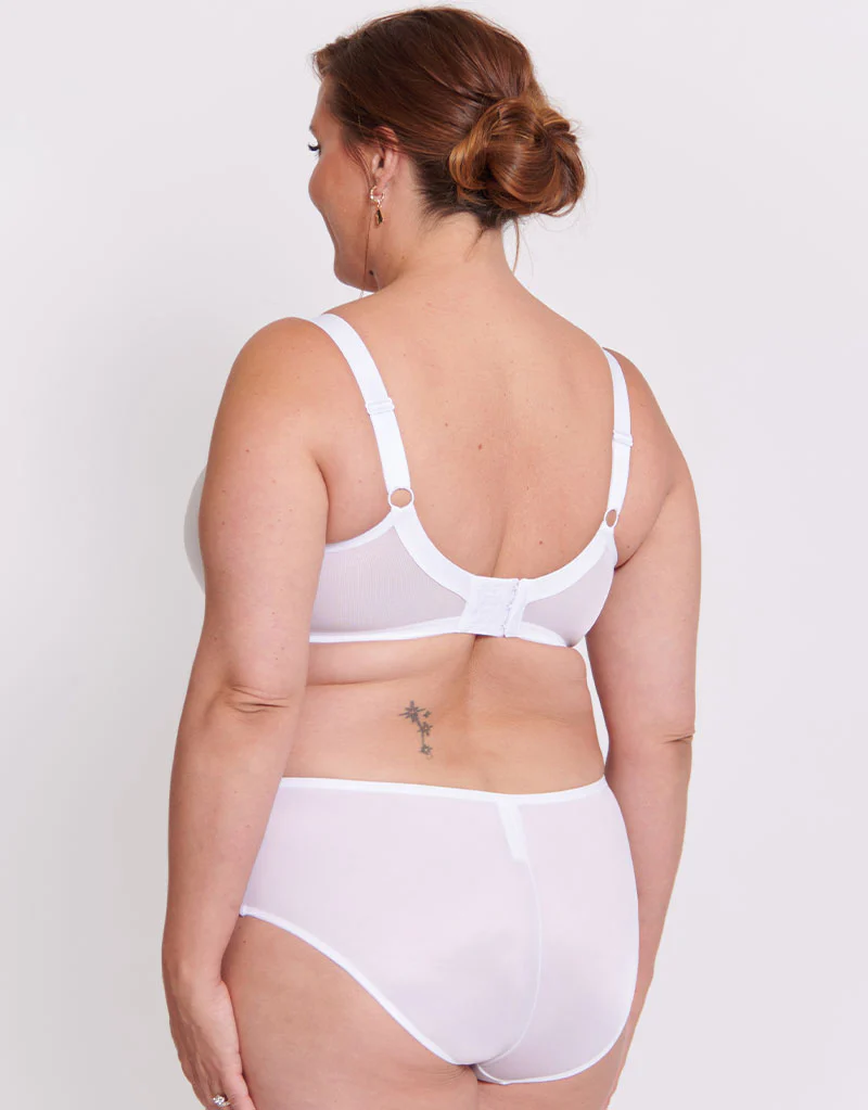 Adella Hera Full Plunge Bra White - Image 6