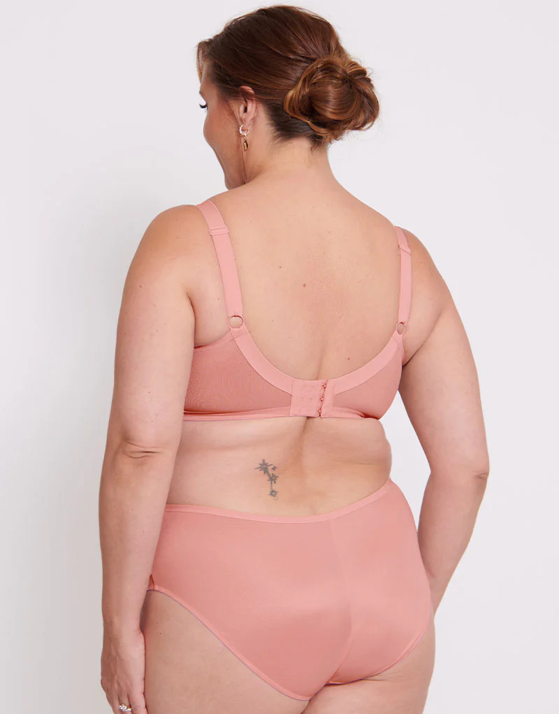 Adella Athena Full Cup Side Support Bra Blush Pink - Image 6