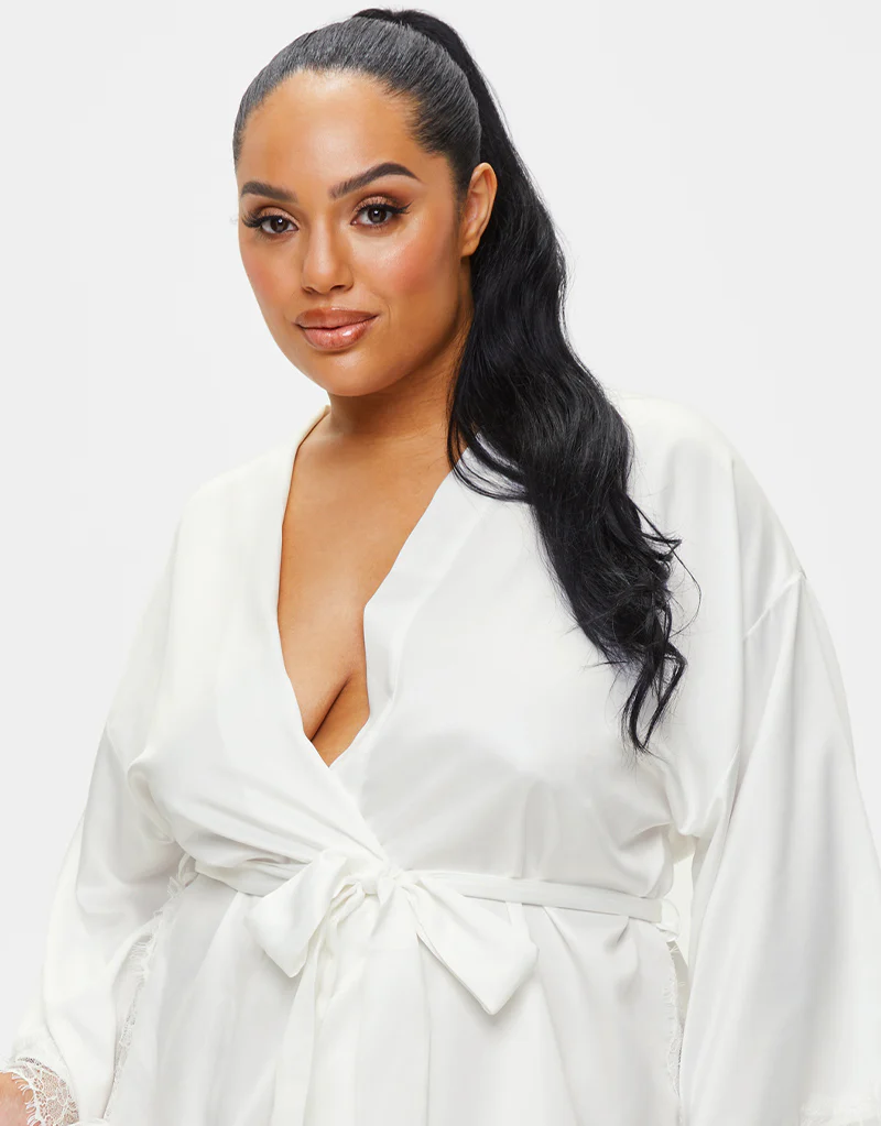Ann Summers Cherryann Sustainable Robe Ivory - Image 3