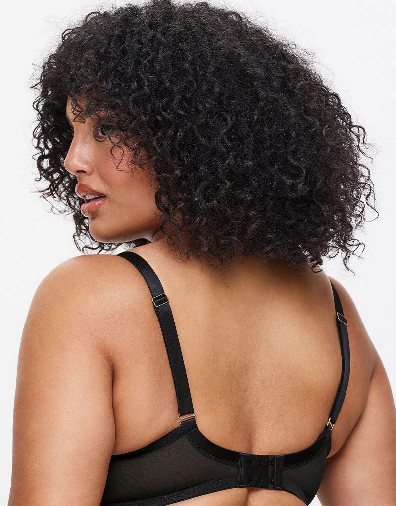 Ann Summers Feline Fantasy Padded Plunge Bra Black Multi - Image 5
