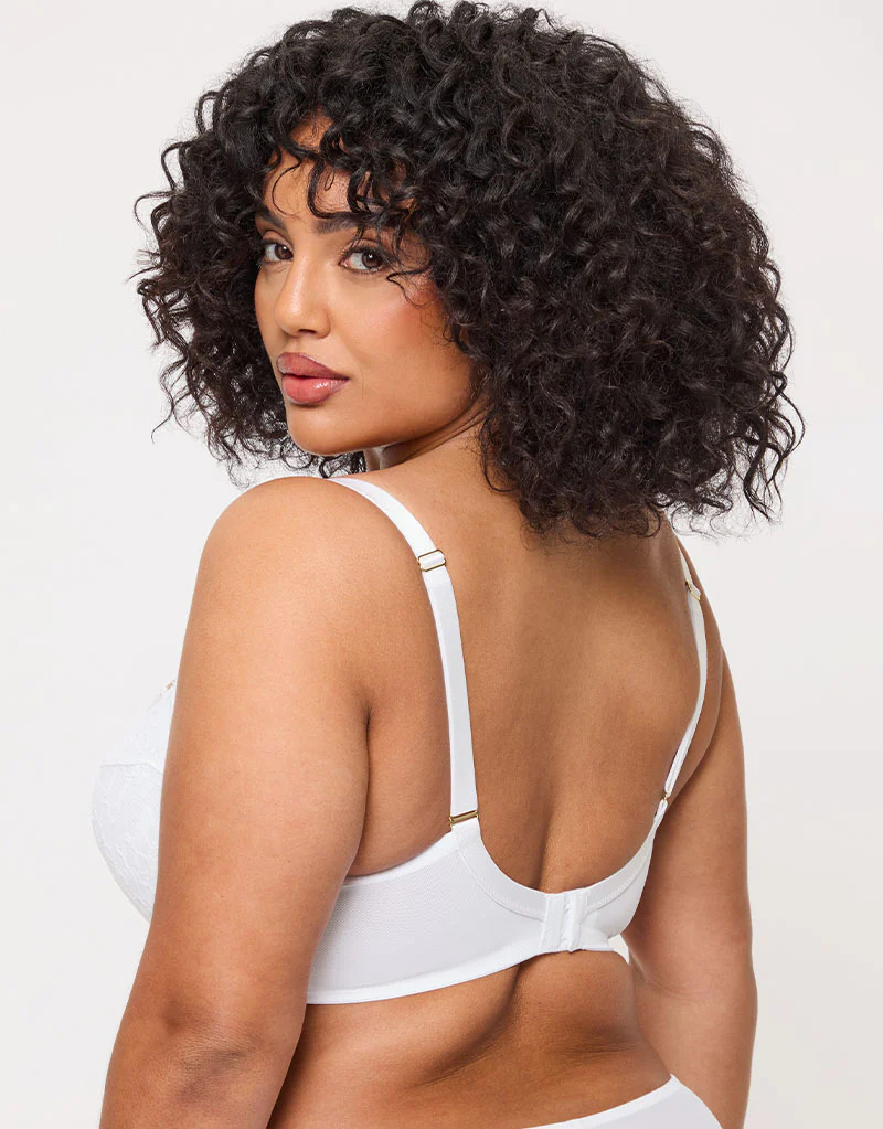 Ann Summers Sexy Lace Padded Balcony Bra White - Image 5