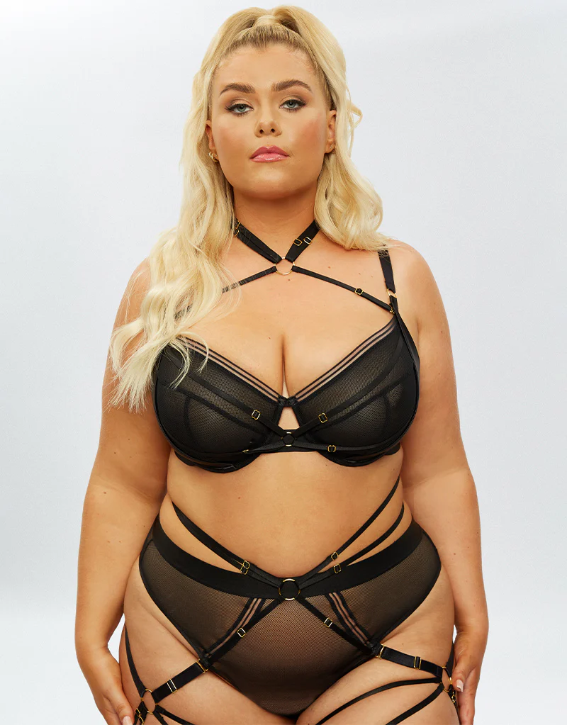 Ann Summers The Forbidden Balconette Bra Black - Image 2