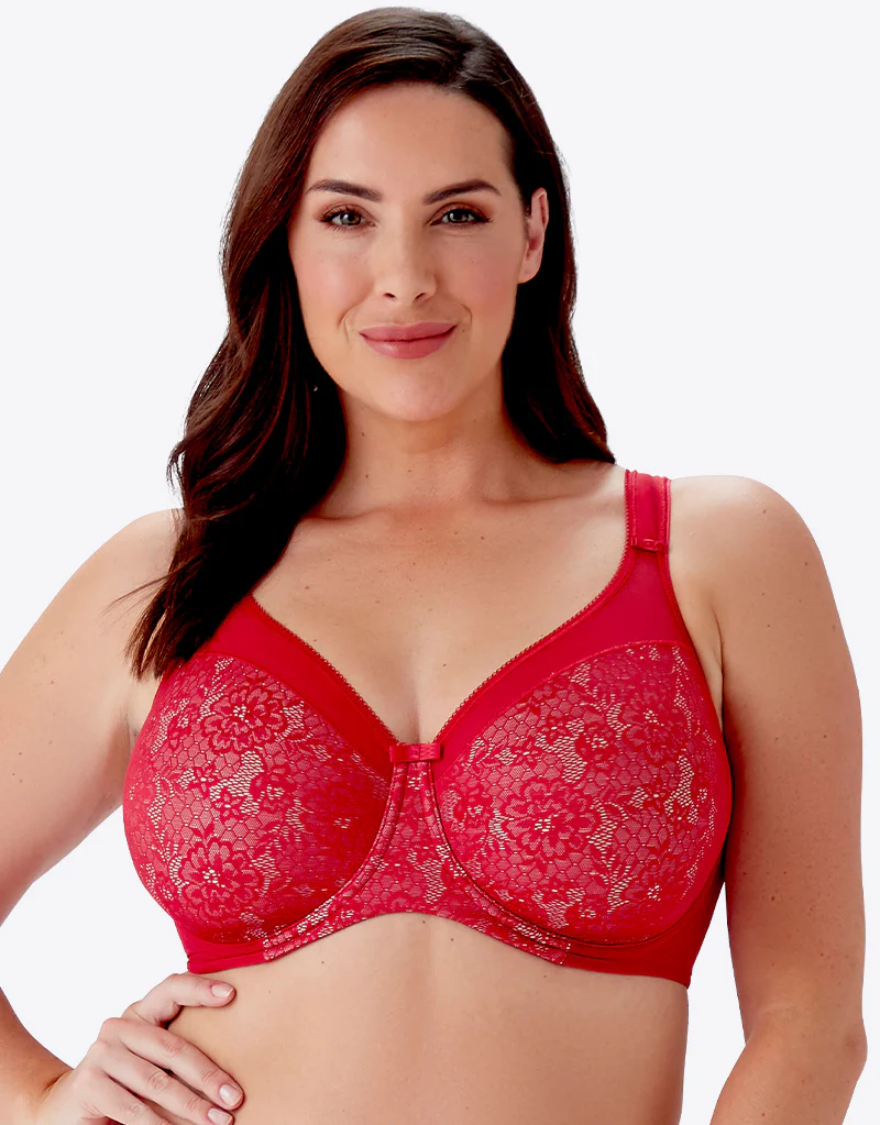 Berlei Beauty Minimiser Bra Passion Red - Image 3