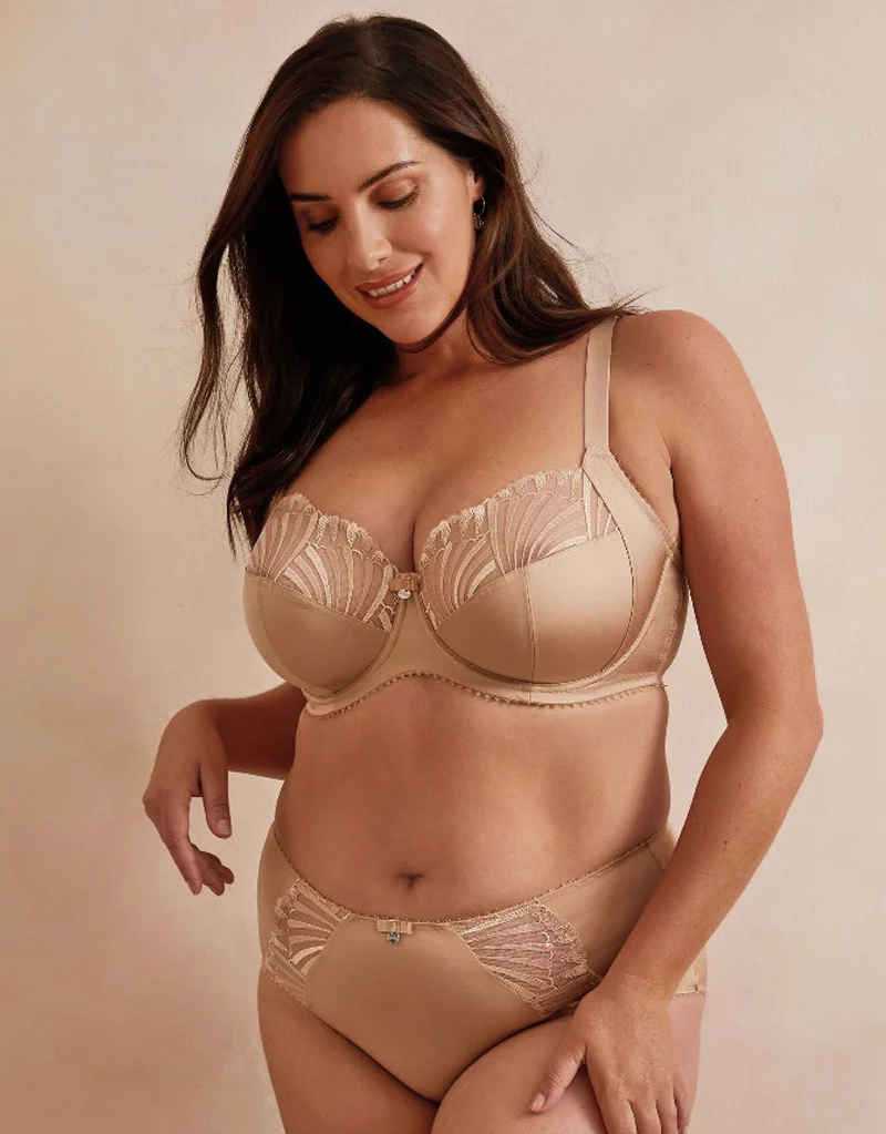 Berlei Embrace Full Cup Side Support Bra Beige - Image 4