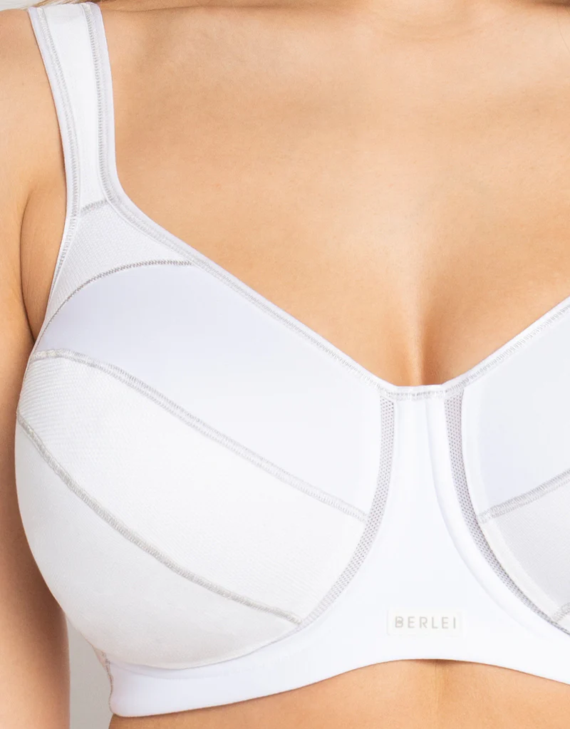 Berlei Full Support Sports Bra White - Image 5