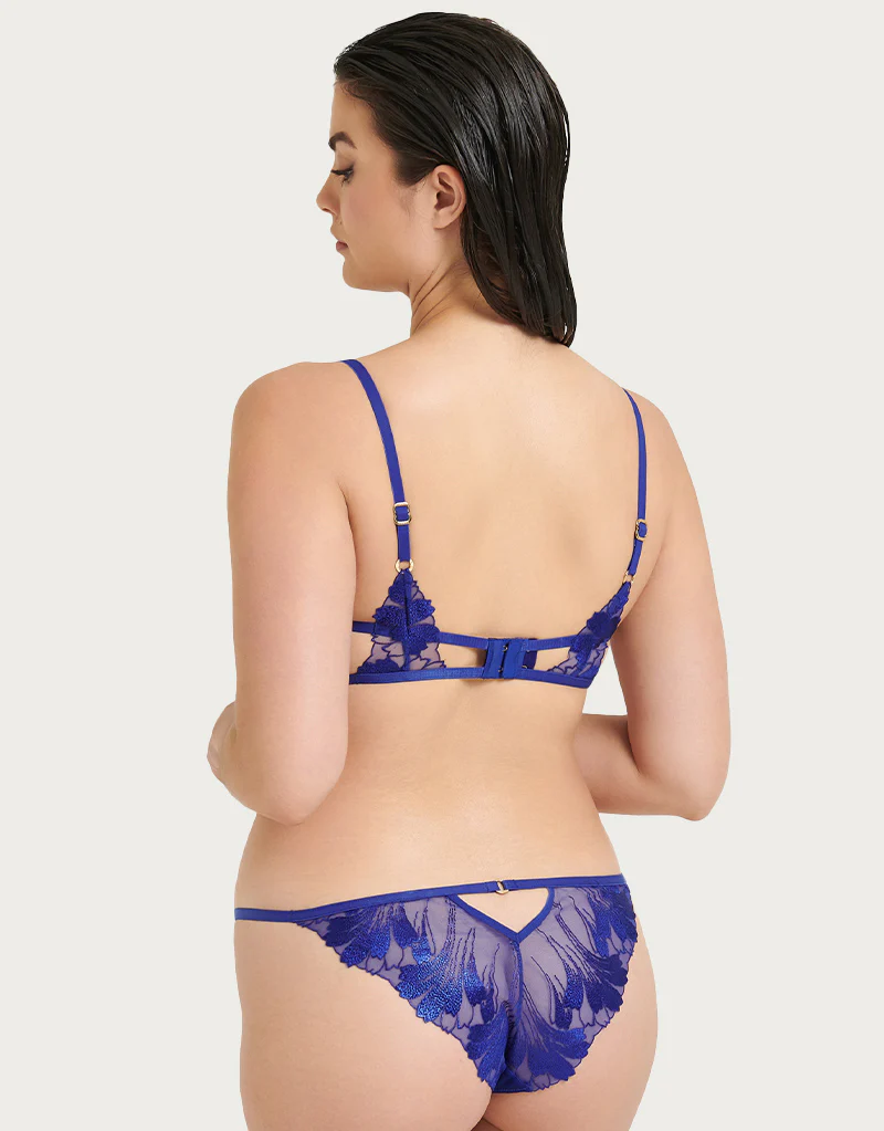 Bluebella Colette Plunge Bra Blue - Image 6