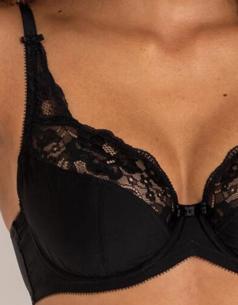 Charnos Flamenco Full Cup Bra Black - Image 4