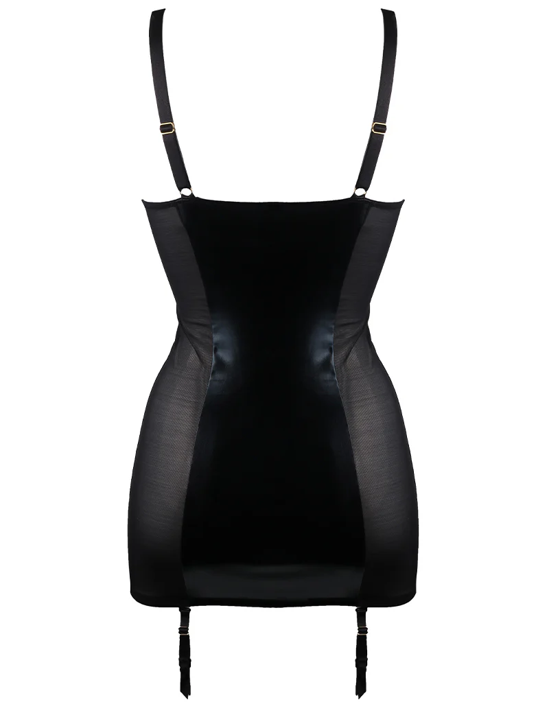 Contradiction by Pour Moi Glow Cami Suspender Black - Image 4