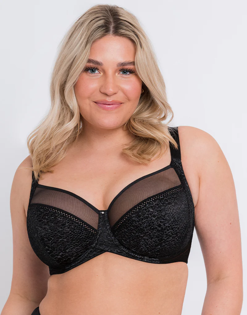 Curvy Kate Amaze Balcony Side Support Bra Black - Image 3