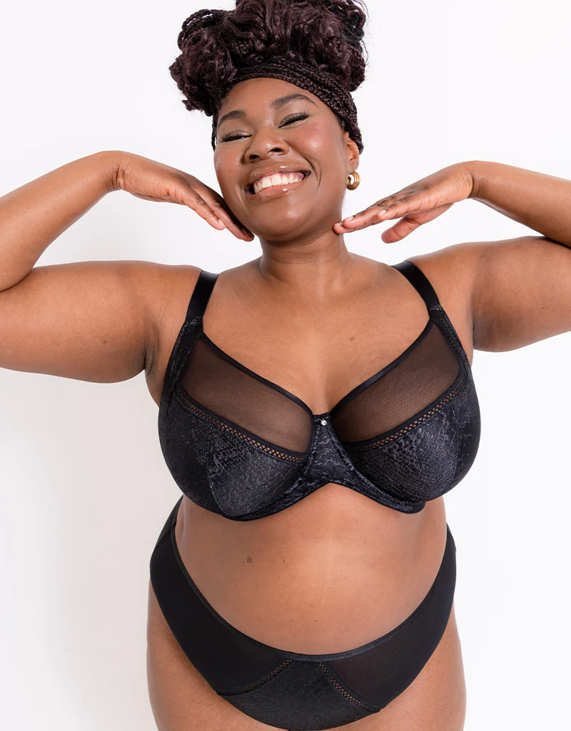 Curvy Kate Amaze Balcony Side Support Bra Black - Image 7