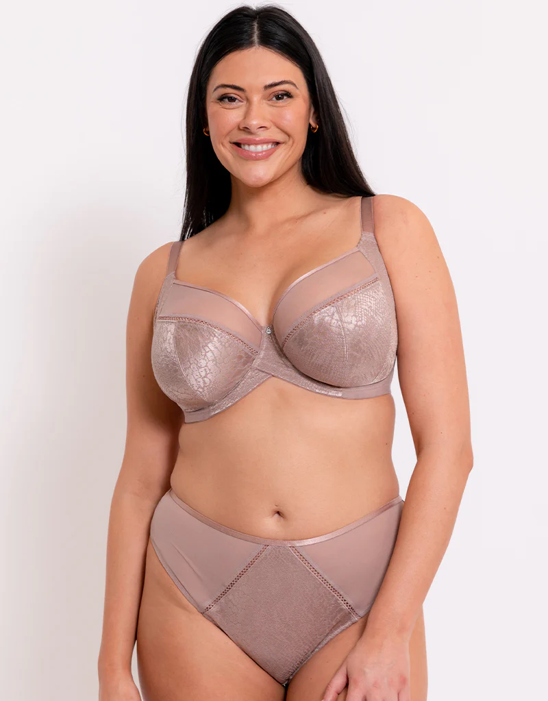 Curvy Kate Amaze High Waist Brazilian Brief Mink - Image 3