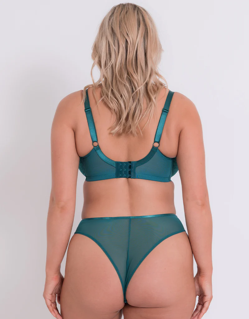 Curvy Kate Amaze High Waist Brazilian Brief Verdigris - Image 4