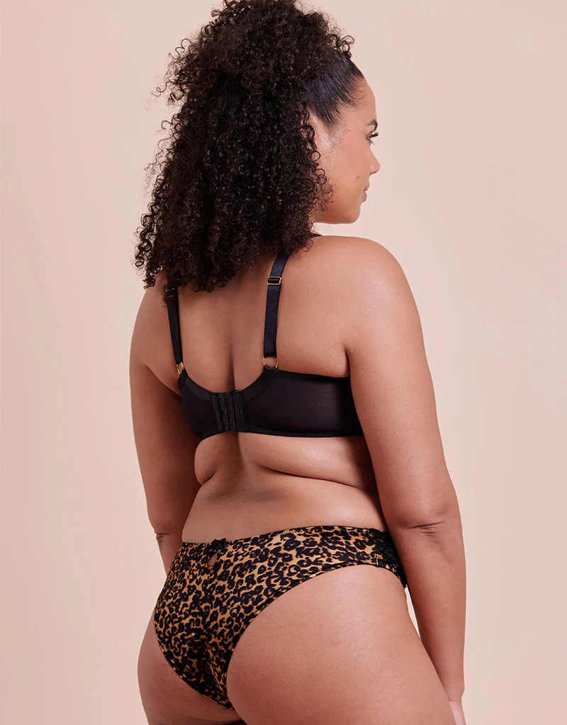 Curvy Kate Boost Lace Padded Balcony Bra Leopard Print - Image 7