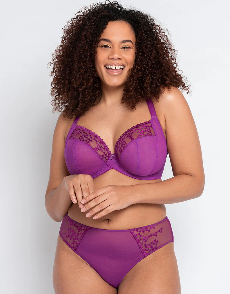 Curvy Kate Centre Stage Deep Thong Violet - Image 3
