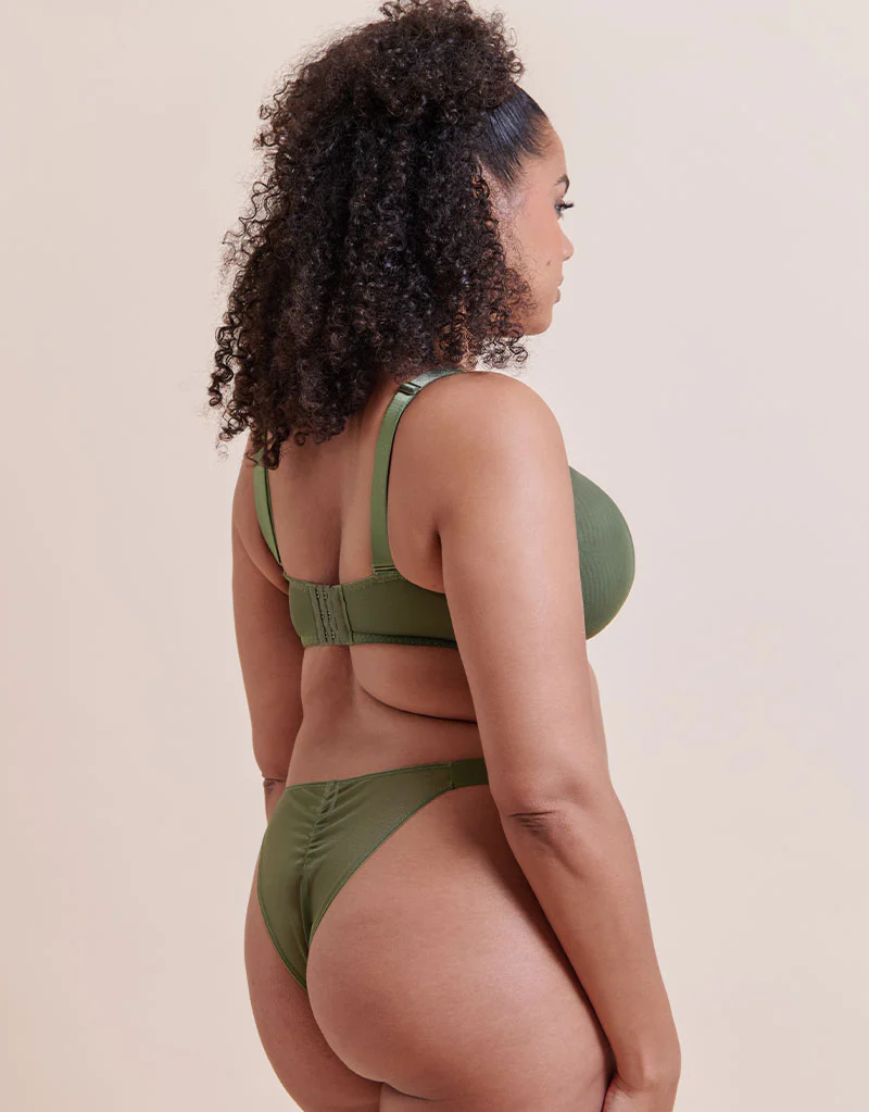 Curvy Kate Cool Cat Scooped Multiway Balcony Bra Fern Green - Image 6