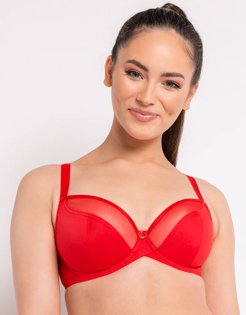 Curvy Kate Daily Balcony Bra Flame Red - Image 3