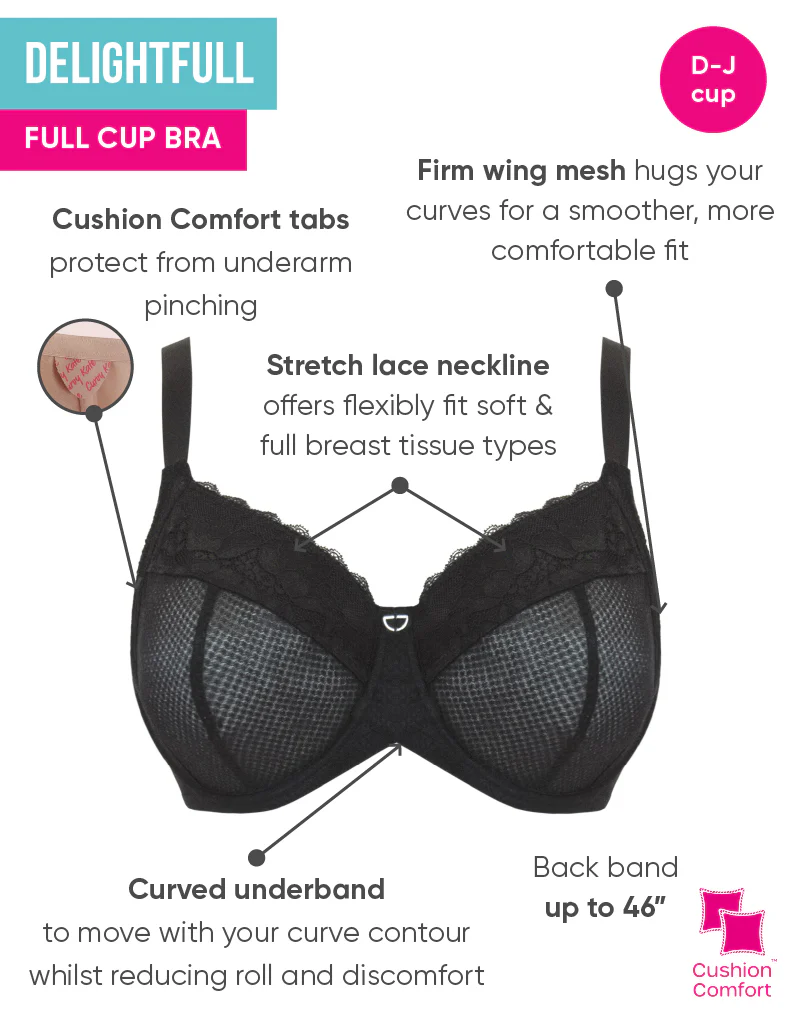 Curvy Kate DelightFull Full Cup Bra Black - Image 3