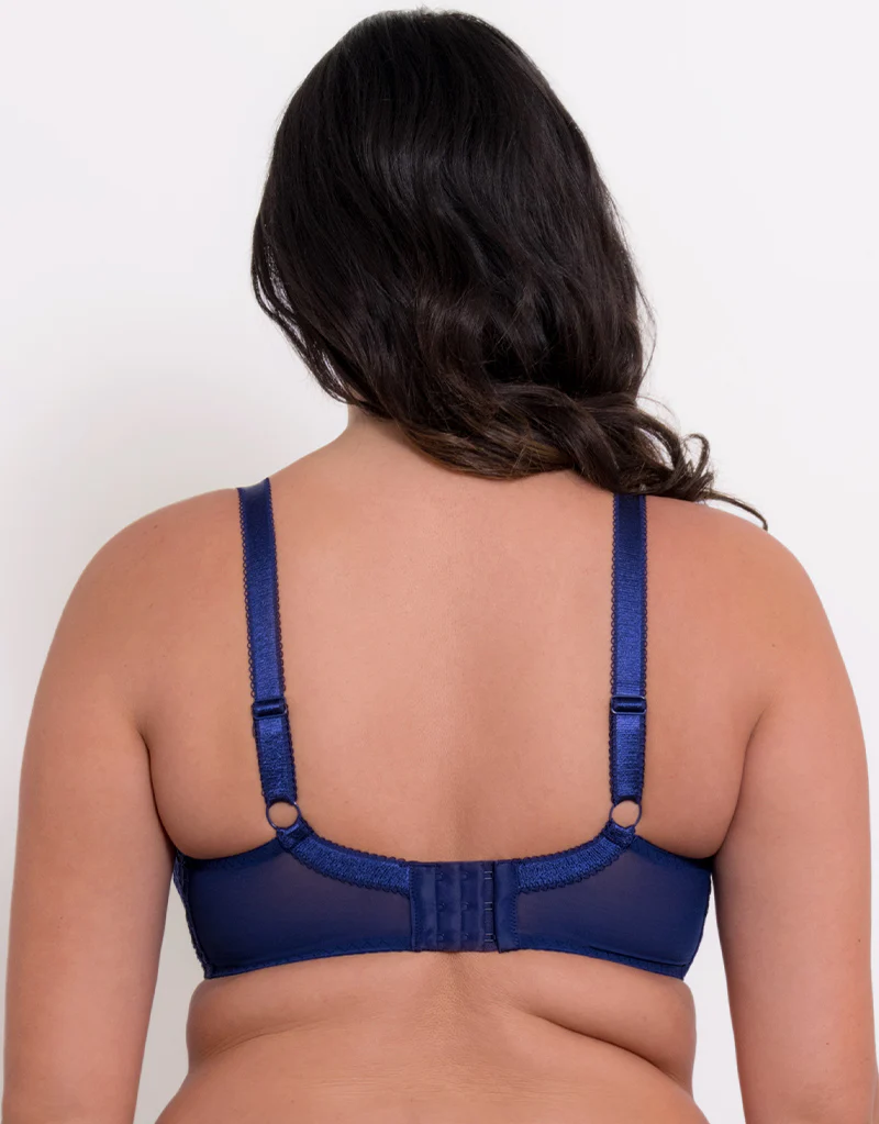 Curvy Kate Dottie Balcony Bra Navy - Image 5