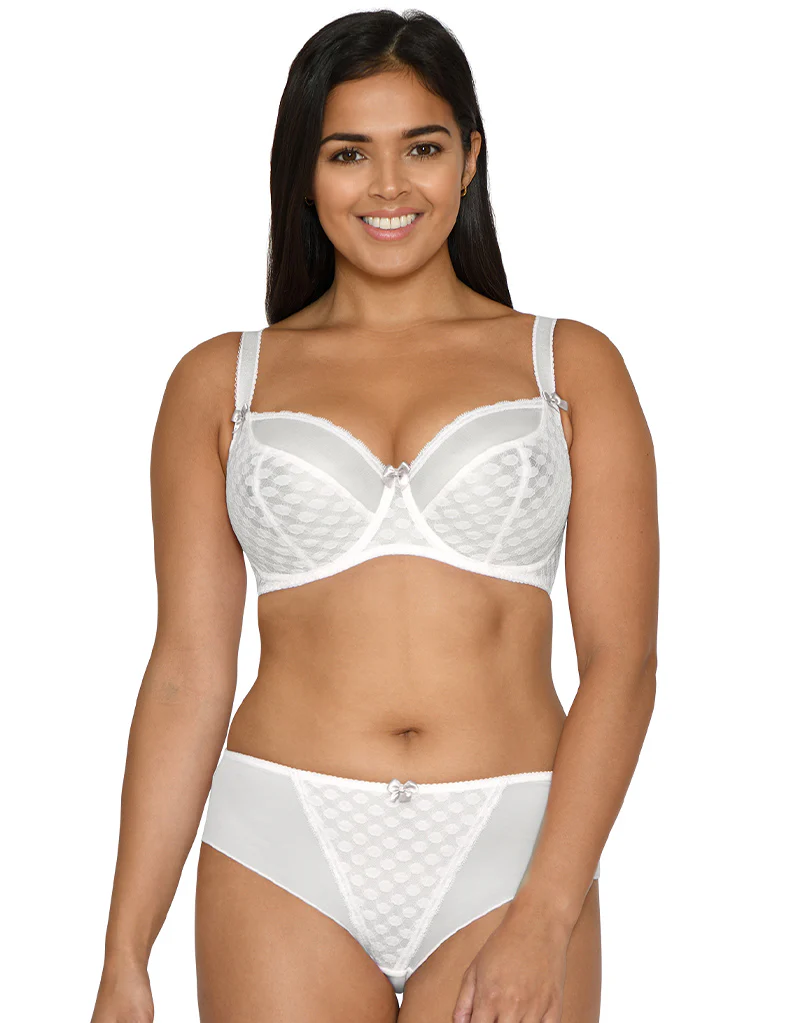 Curvy Kate Dottie Balcony Bra White - Image 7