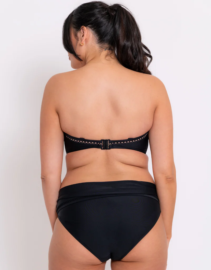 Curvy Kate First Class Deep Fold Over Bikini Brief Black - Image 4