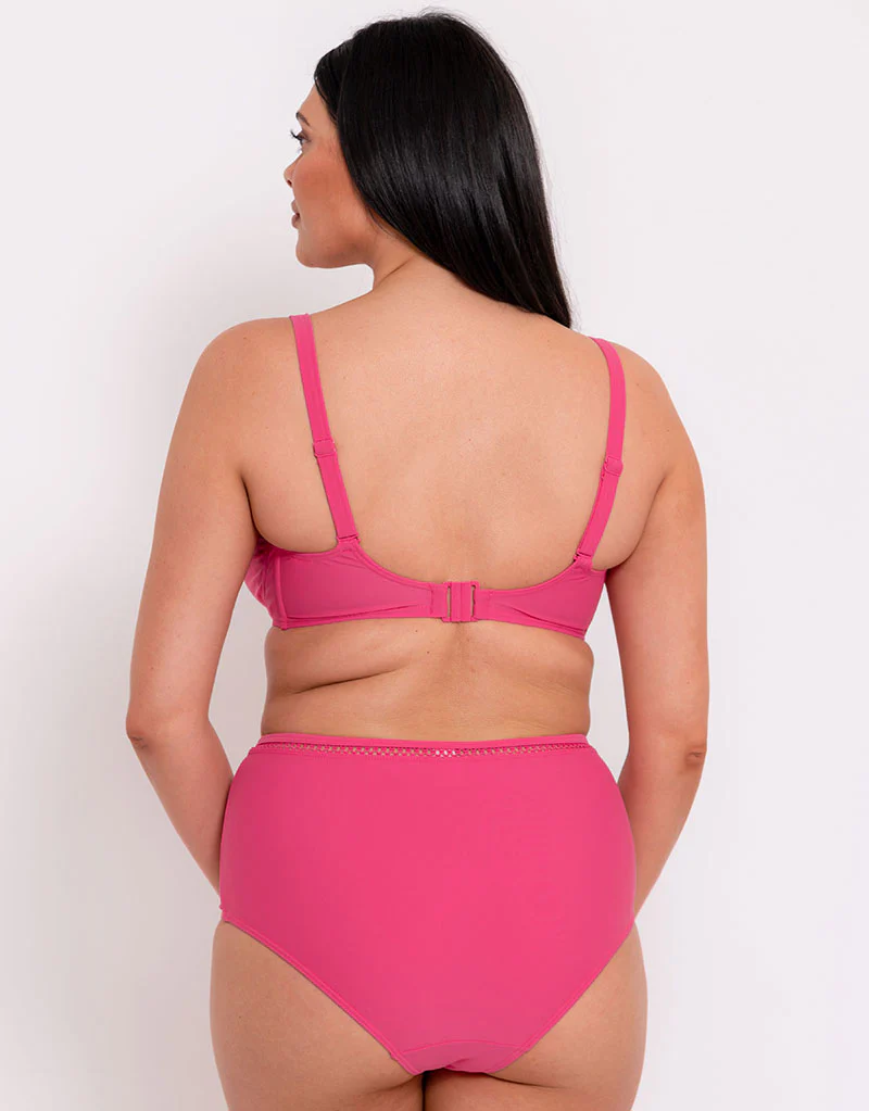 Curvy Kate First Class Multiway Balcony Bikini Top Pink - Image 6