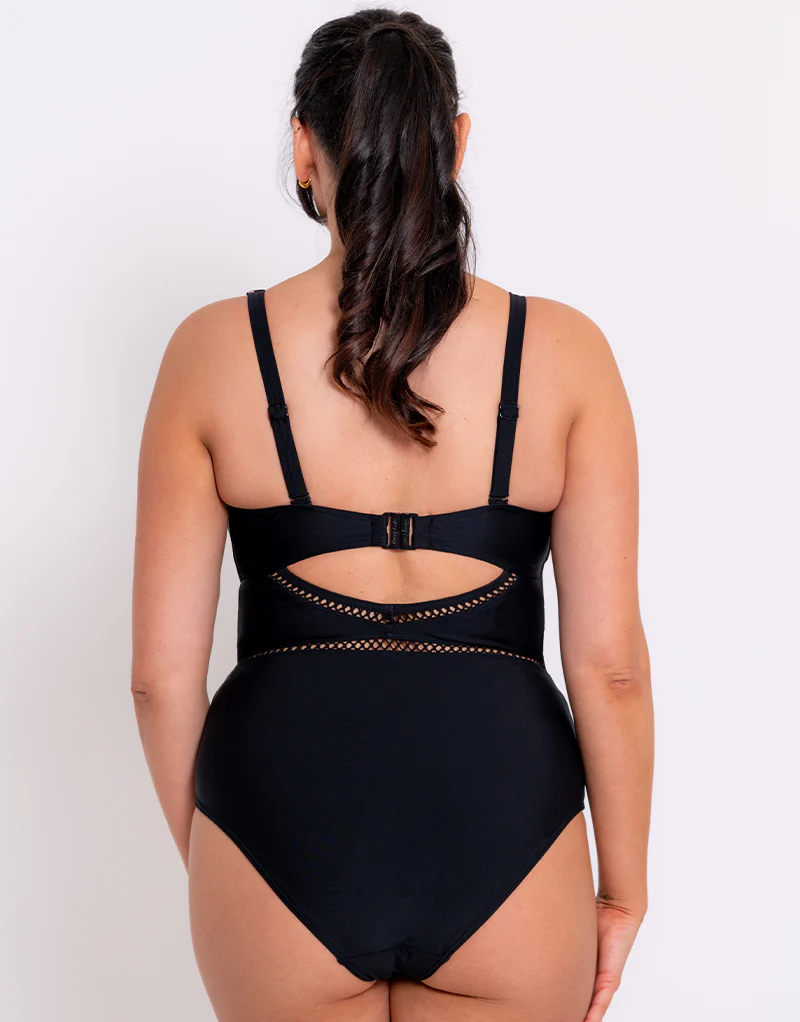 Curvy Kate First Class Multiway Plunge Swimsuit Black - Image 6
