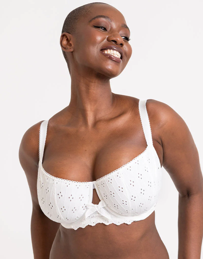 Curvy Kate Flora Balcony Bra White - Image 3