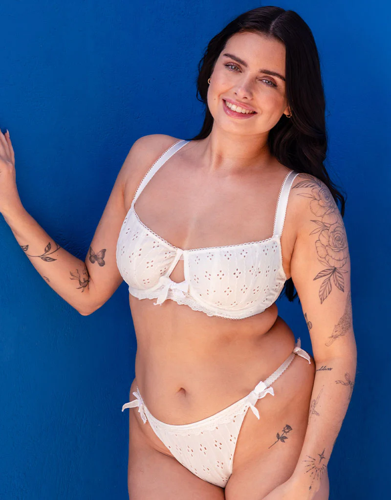 Curvy Kate Flora Balcony Bra White - Image 8