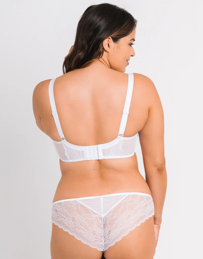 Curvy Kate Flutterby Brazilian Brief White - Image 4