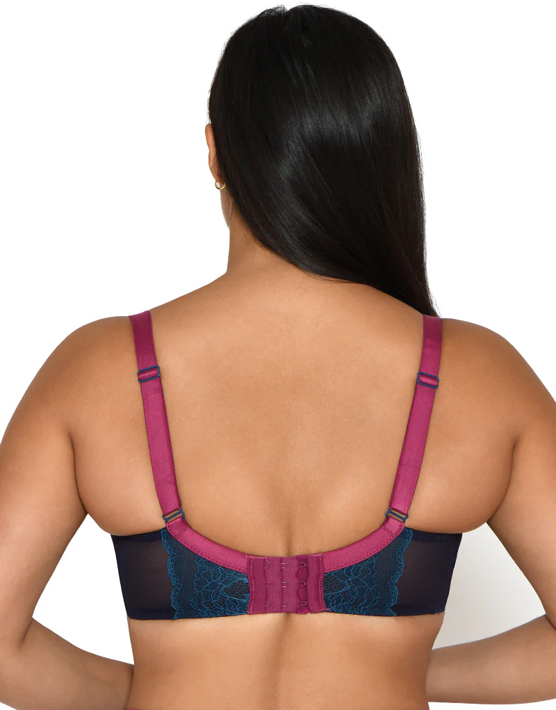Curvy Kate Flutterby Plunge Bra Navy Mix - Image 4