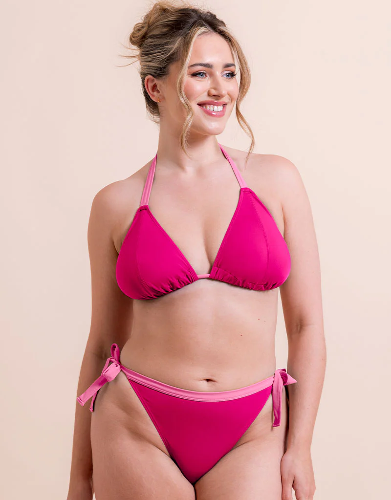 Curvy Kate Ibiza String Bikini Brief Pink - Image 5