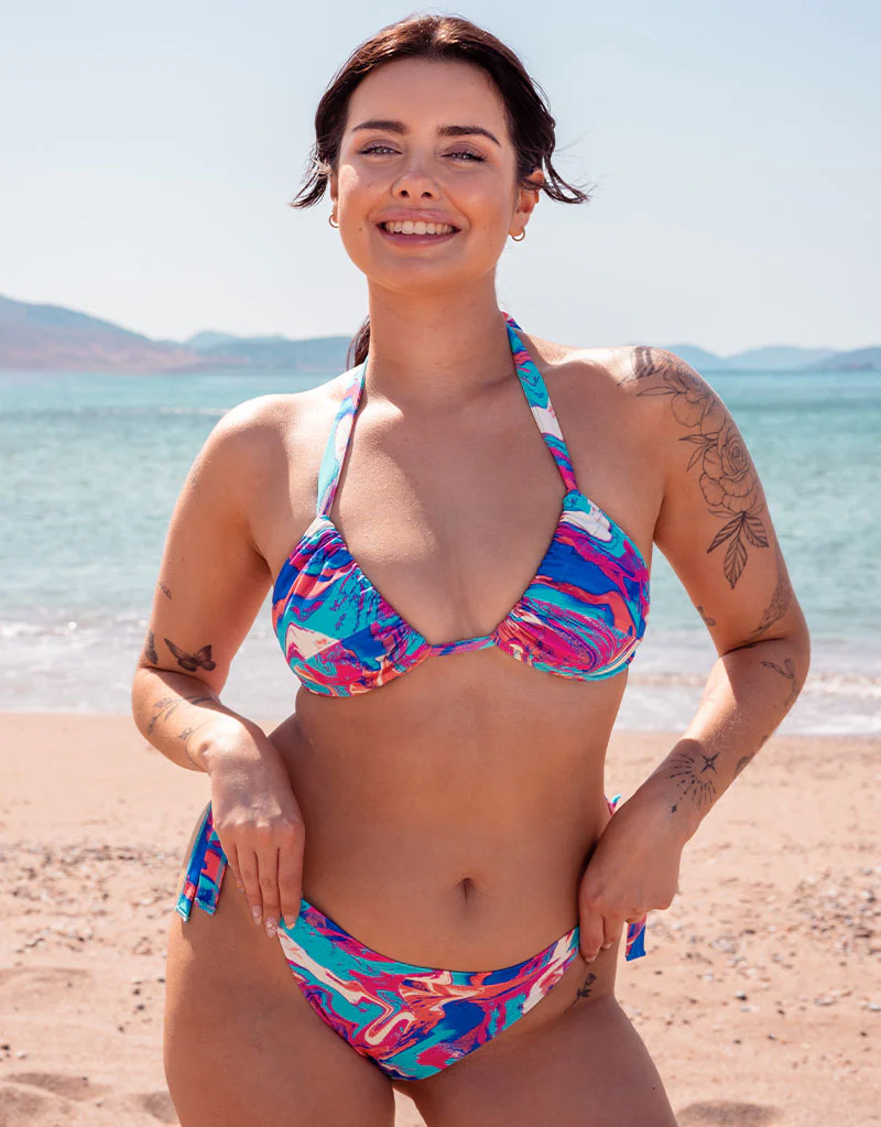 Curvy Kate Ibiza String Bikini Top Print Mix - Image 2
