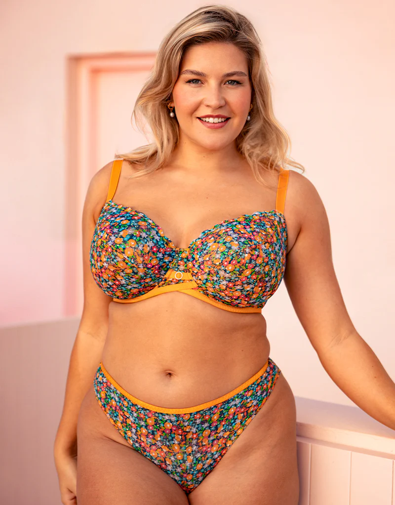 Curvy Kate Lace Daze Balcony Bra Floral Print - Image 2