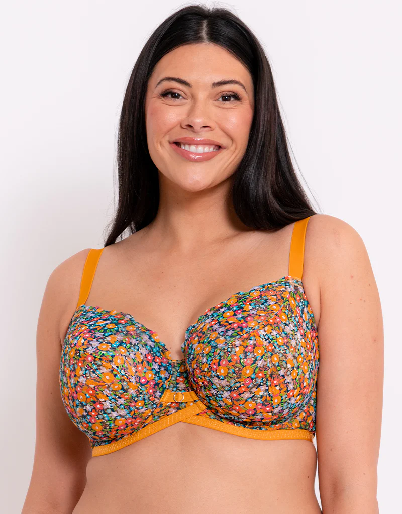 Curvy Kate Lace Daze Balcony Bra Floral Print - Image 3
