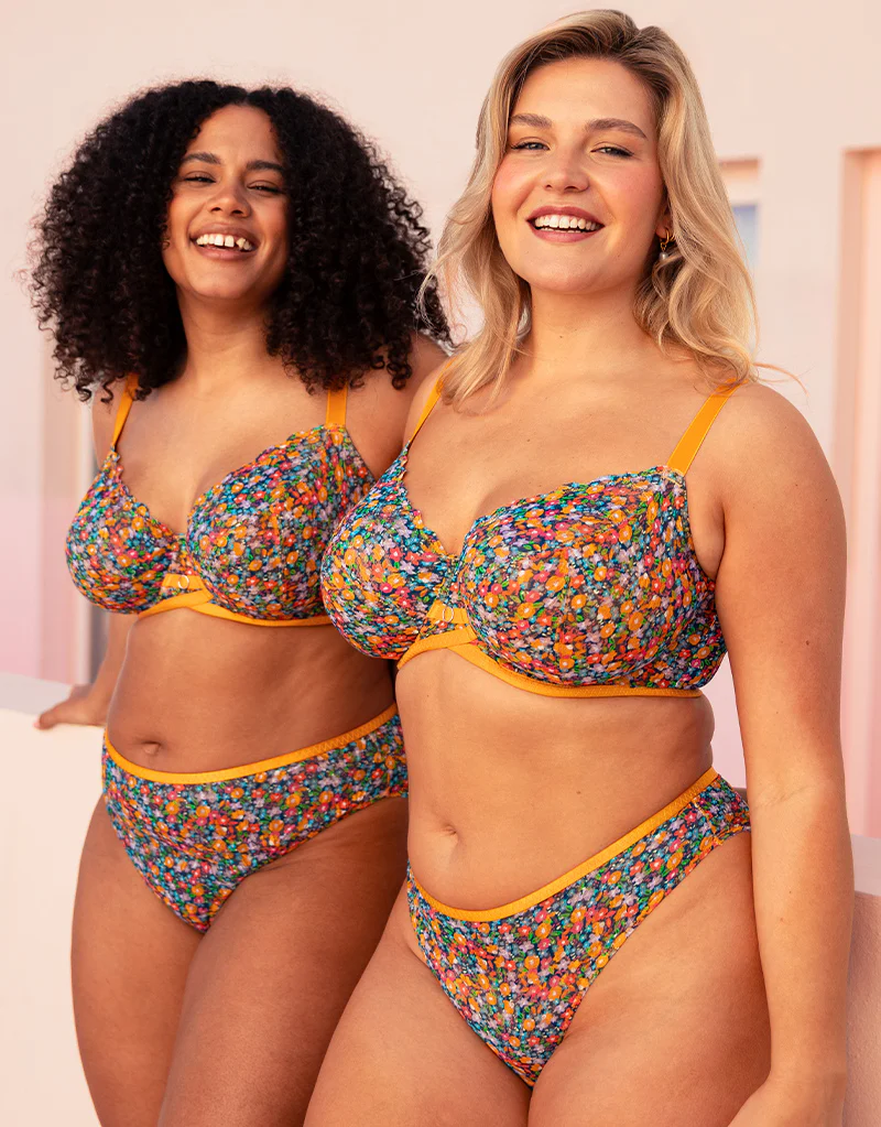 Curvy Kate Lace Daze Balcony Bra Floral Print - Image 9