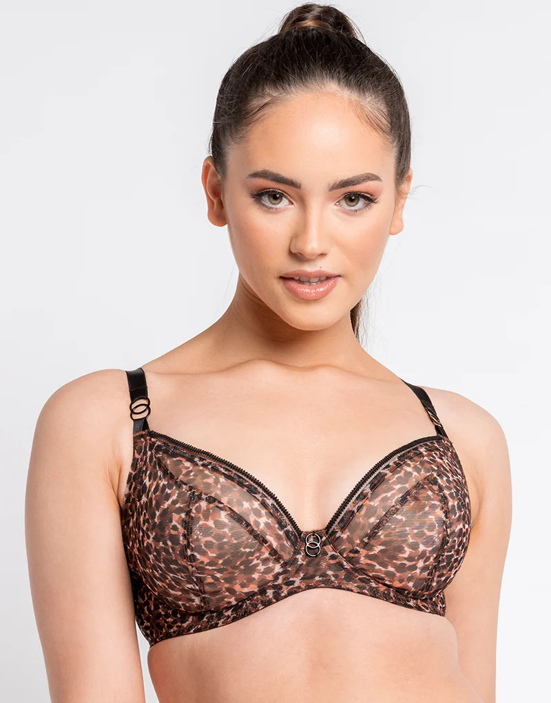 Curvy Kate Lifestyle Plunge Bra Animal Print - Image 3