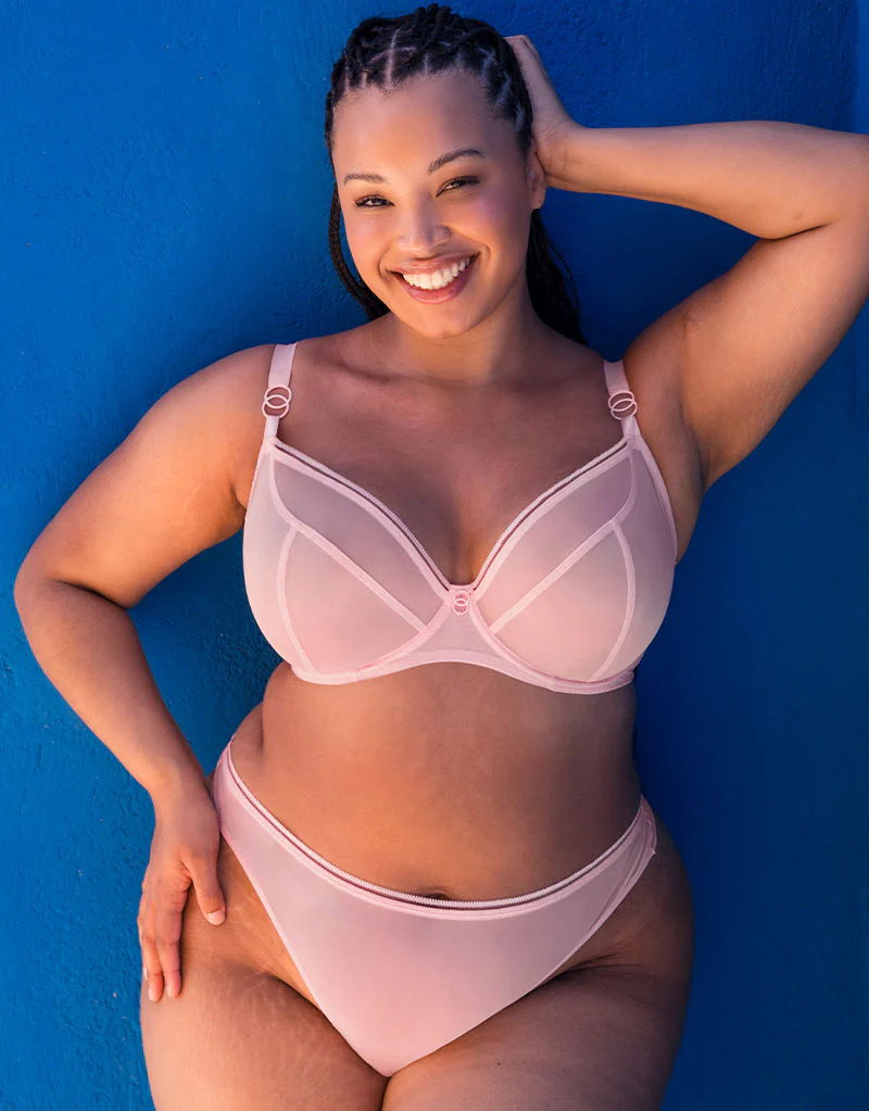 Curvy Kate Lifestyle Plunge Bra Blush Pink - Image 9