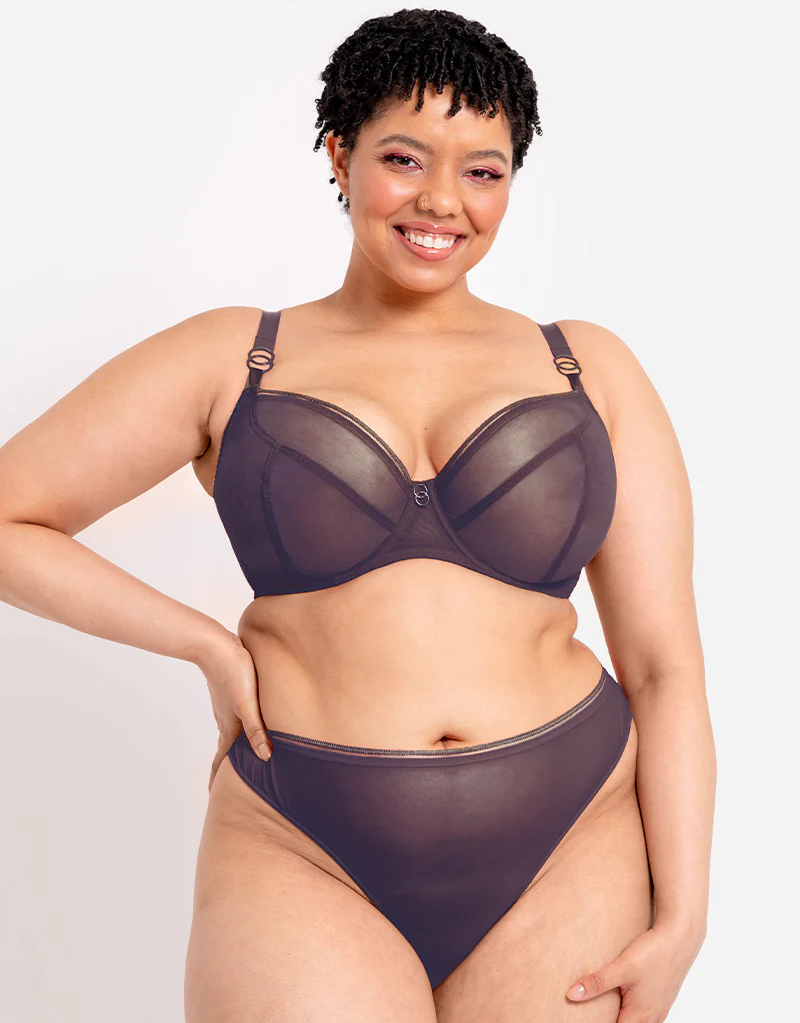 Curvy Kate Lifestyle Thong Plum Purple - Image 3