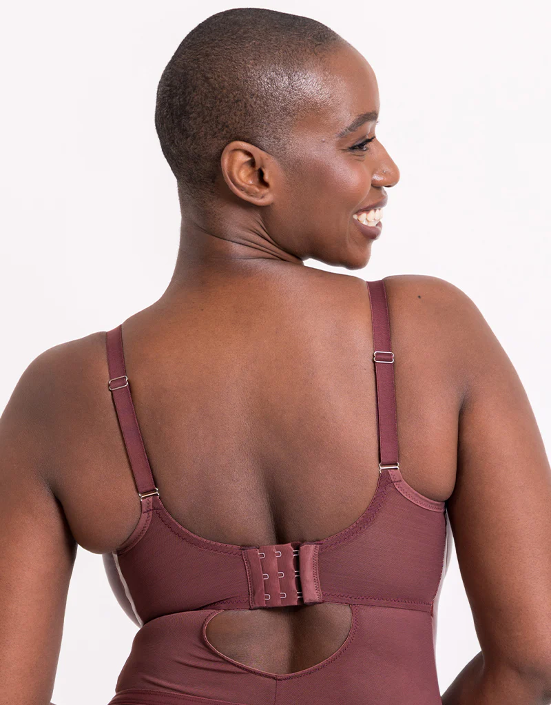 Curvy Kate Lucky Star Plunge Body Oxblood - Image 5