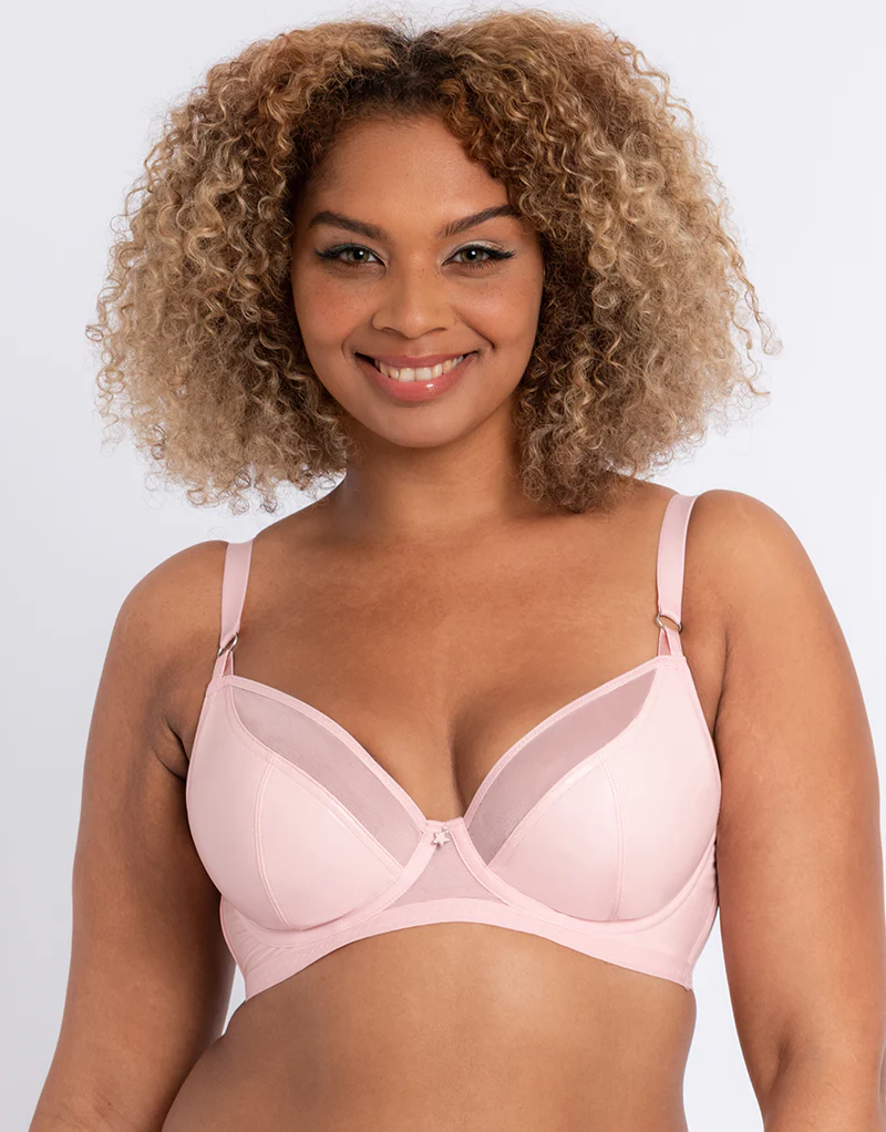 Curvy Kate Lucky Star Plunge Bra Blush Pink - Image 2
