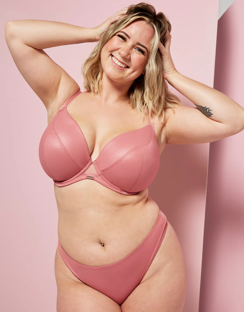 Curvy Kate Lush Full Plunge Bra Rose Shimmer - Image 10