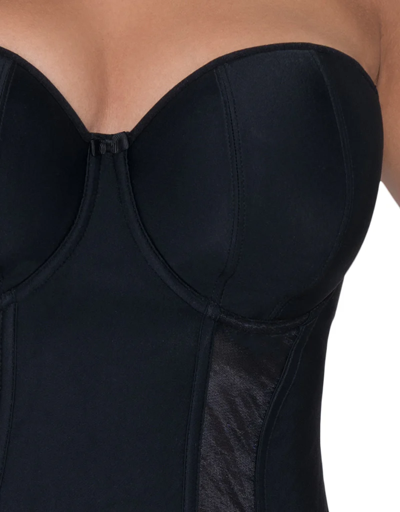 Curvy Kate Luxe Strapless Basque Black - Image 3